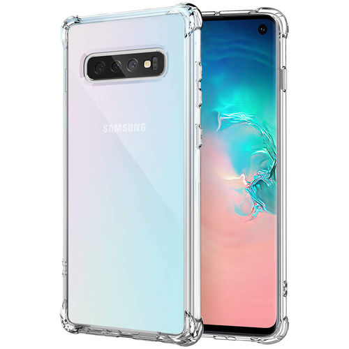 Flexi Gel Shockproof Case for Samsung Galaxy S10 - Clear (Gloss Grip)